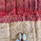 Beni Ouarain Moroccan Colorful Rug (1239) 290x205cm - Evening on the Beach