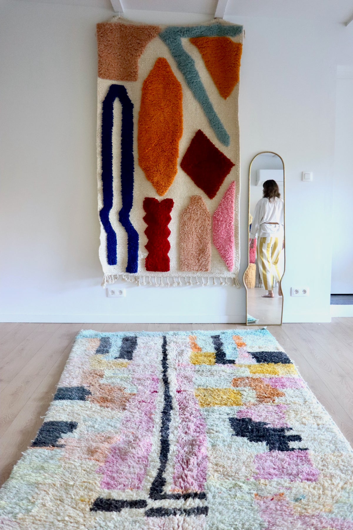 Boujaad Moroccan Colorful Rug (1270) 273x156 - Black Beach