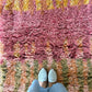 Beni Ouarain Moroccan Colorful Rug (1220) 364x120cm - My Old Heart