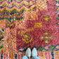 Beni Ouarain Moroccan Colorful Rug (1236) 293x188cm - Flower Fields