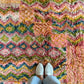 Beni Ouarain Moroccan Colorful Rug (1236) 293x188cm - Flower Fields