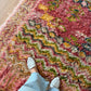 Beni Ouarain Moroccan Colorful Rug (1236) 293x188cm - Flower Fields