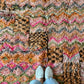 Tapis Beni Ouarain coloré (1289) 307x190cm - Flower Fields Pink