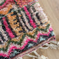 Tapis Beni Ouarain coloré (1289) 307x190cm - Flower Fields Pink