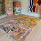 Beni Ouarain Moroccan Colorful Rug (1235) 304x213cm - Chartreuse