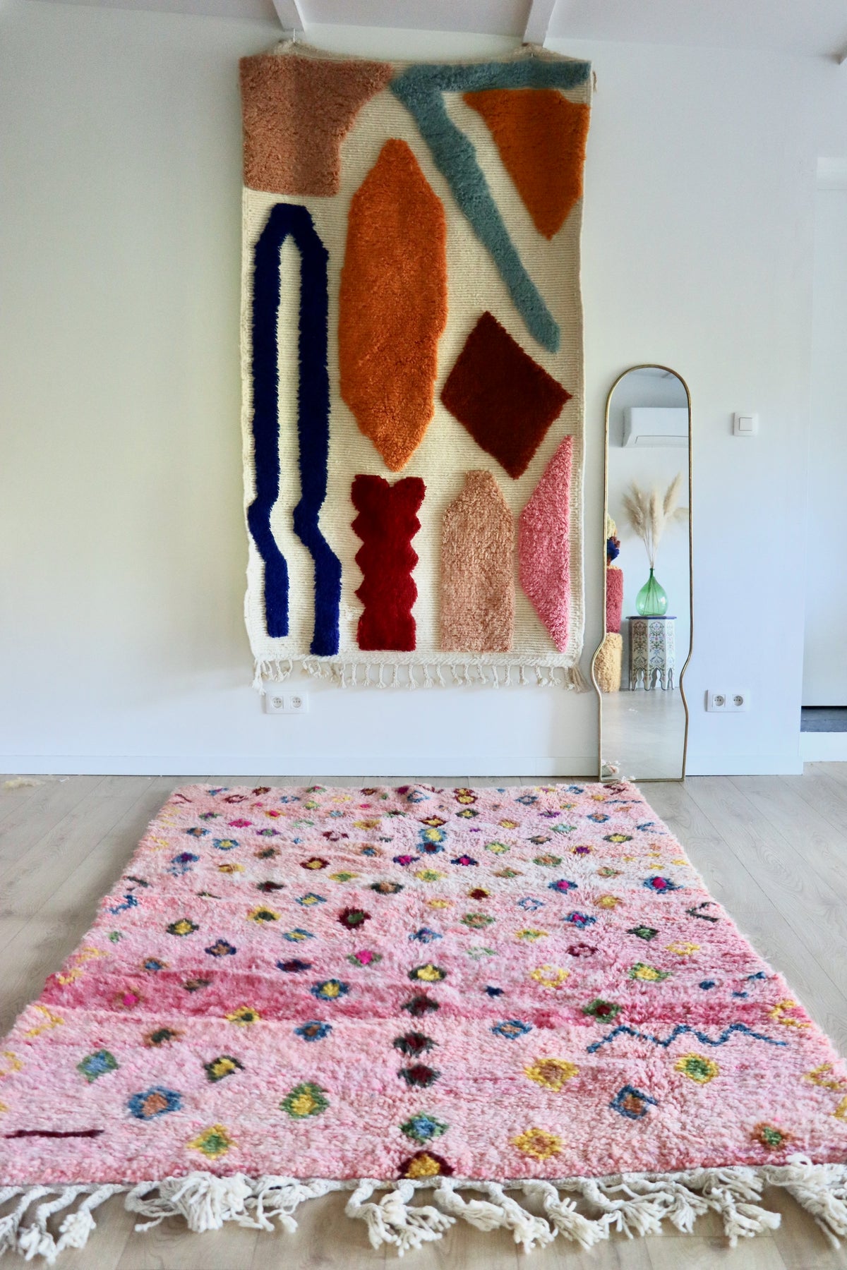 Beni Ouarain Moroccan Colorful Rug (1256) 248x155cm - Jewels