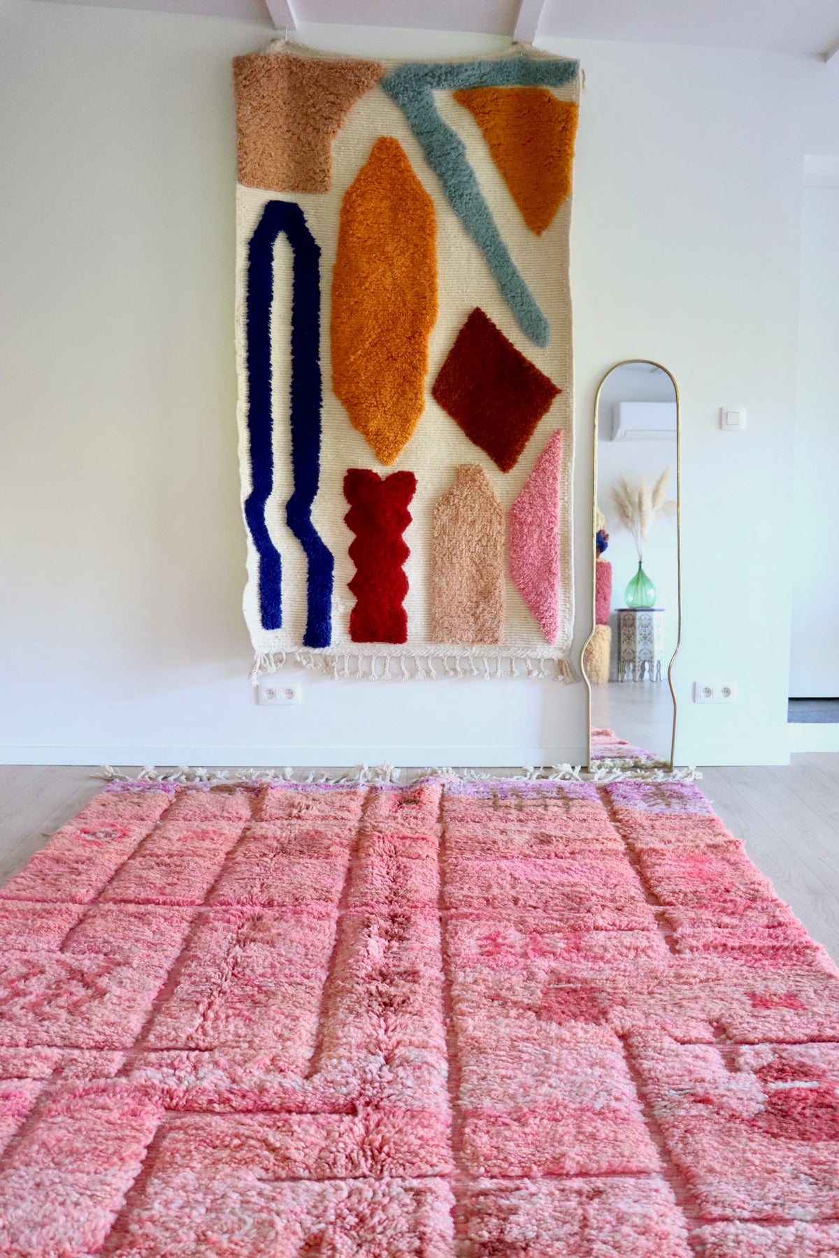 Beni Ouarain Moroccan Colorful Rug (1298) 293x204cm - Teacups