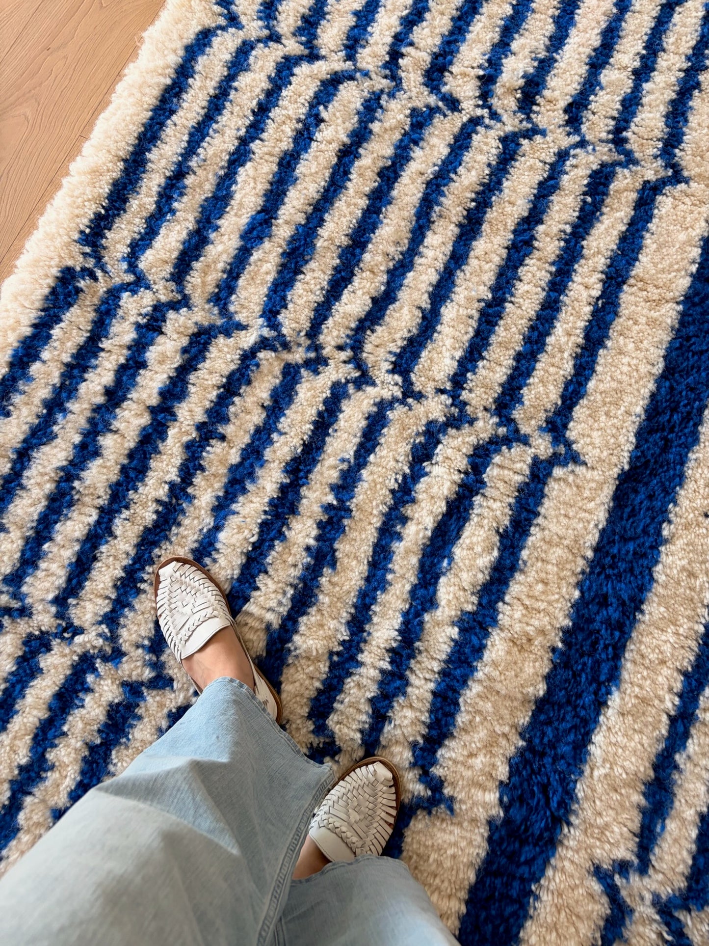 Tree of Colors Design Berber Rug (1222) 305x198cm - River