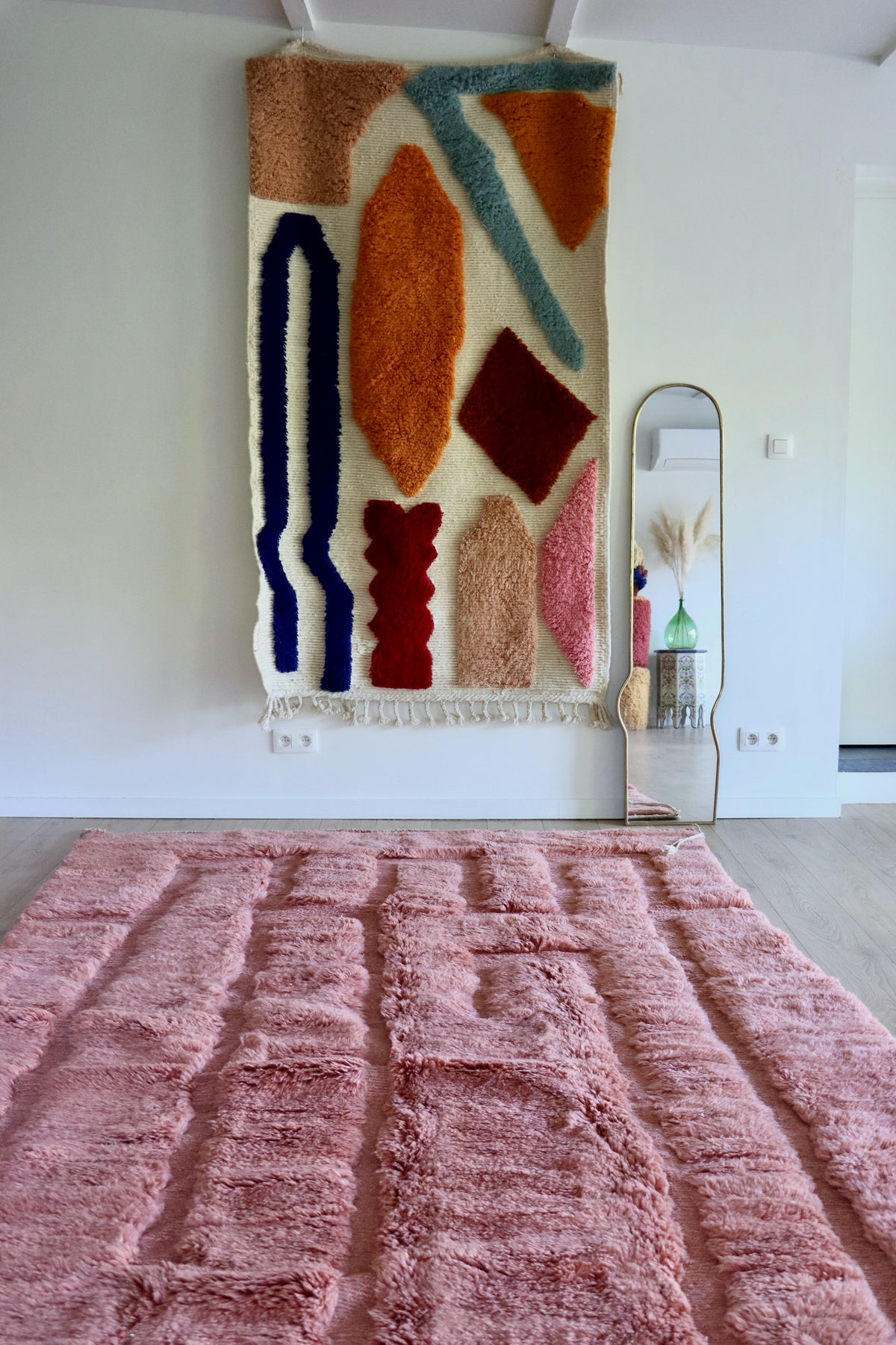 Mrirt Moroccan Rug (1301) 302x198cm - Raspberry Sorbet