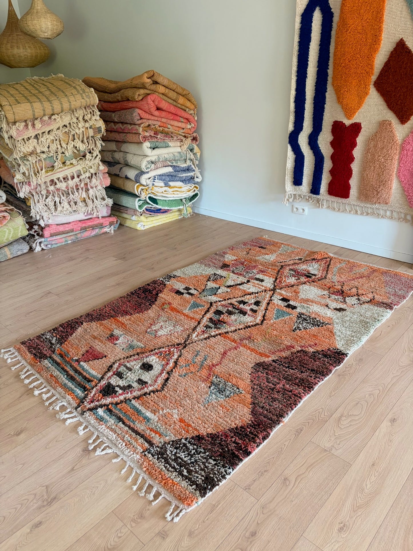 Boujaad Moroccan Colorful Rug (1211) 253x158 - Desert Power