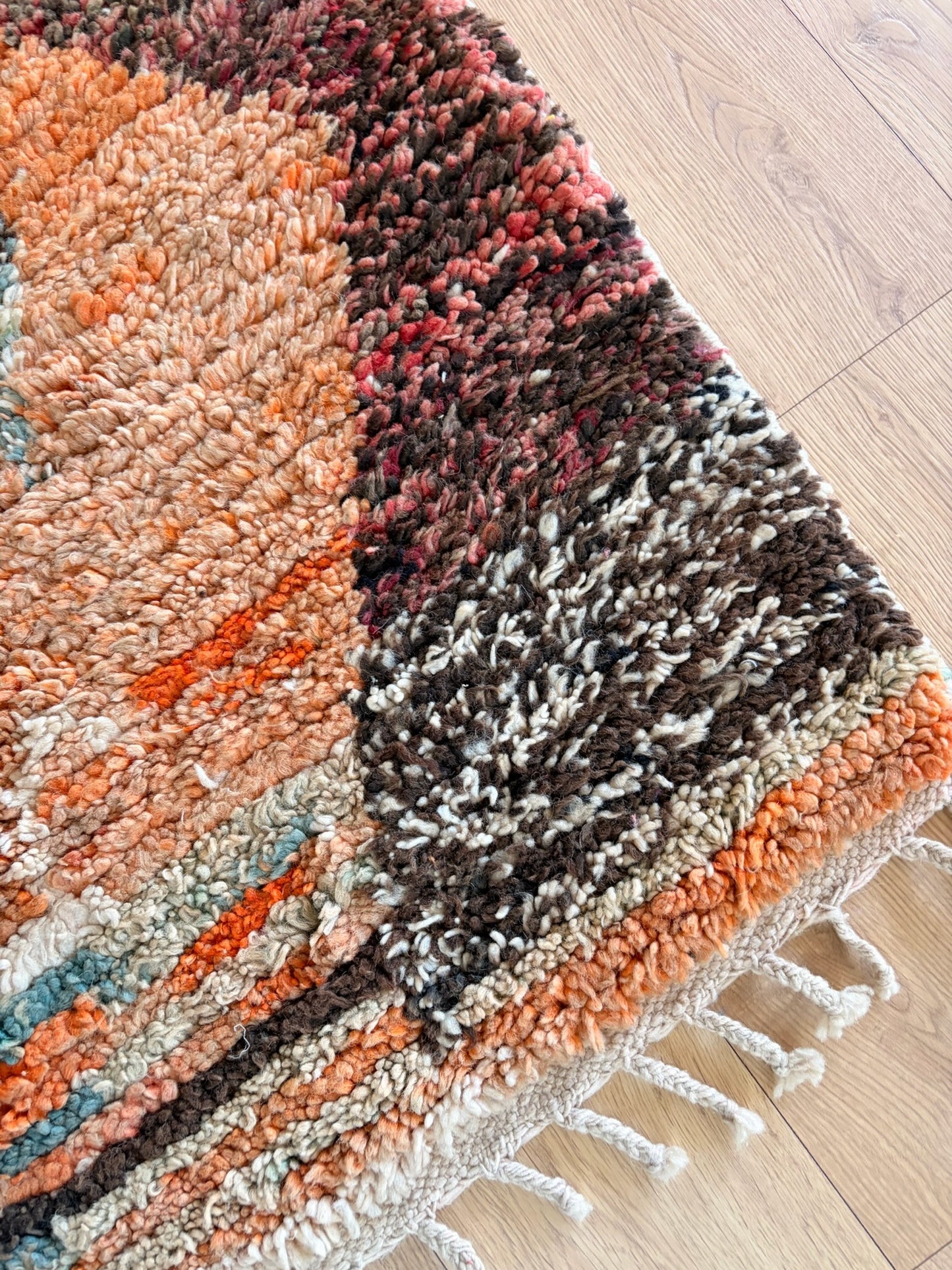 Boujaad Moroccan Colorful Rug (1211) 253x158 - Desert Power