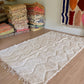 Mrirt Moroccan Rug (1233) 308x207cm - White Sand