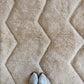 Mrirt Moroccan Rug (1233) 308x207cm - White Sand