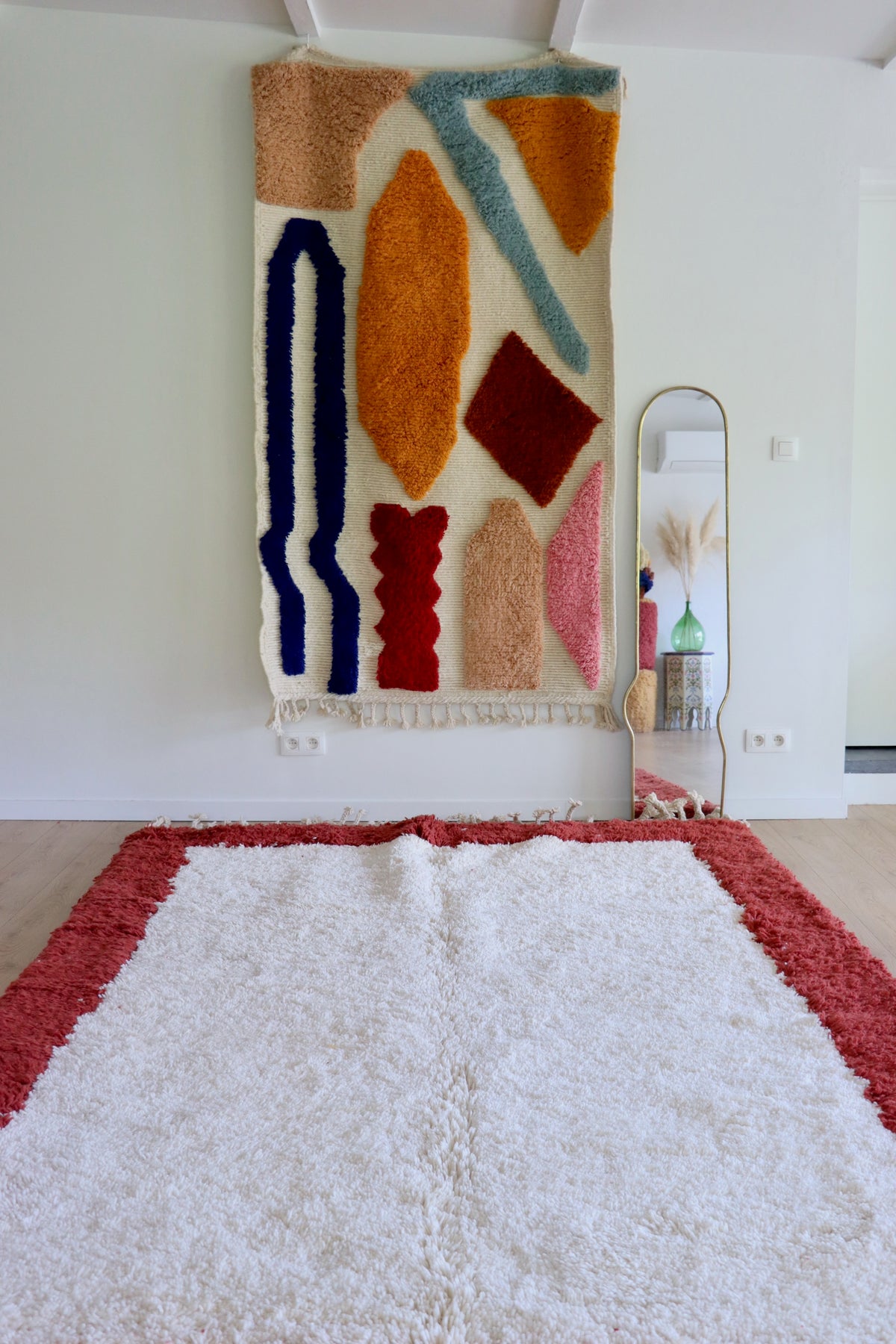 Tapis Beni Ouarain coloré (1287) 310x202cm - The Mirror