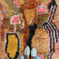 Beni Ouarain Moroccan Colorful Rug (1246) 245x164cm - Retro