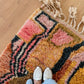 Beni Ouarain Moroccan Colorful Rug (1246) 245x164cm - Retro