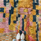 Beni Ouarain Moroccan Colorful Rug (1247) 227x157cm - Let's Play