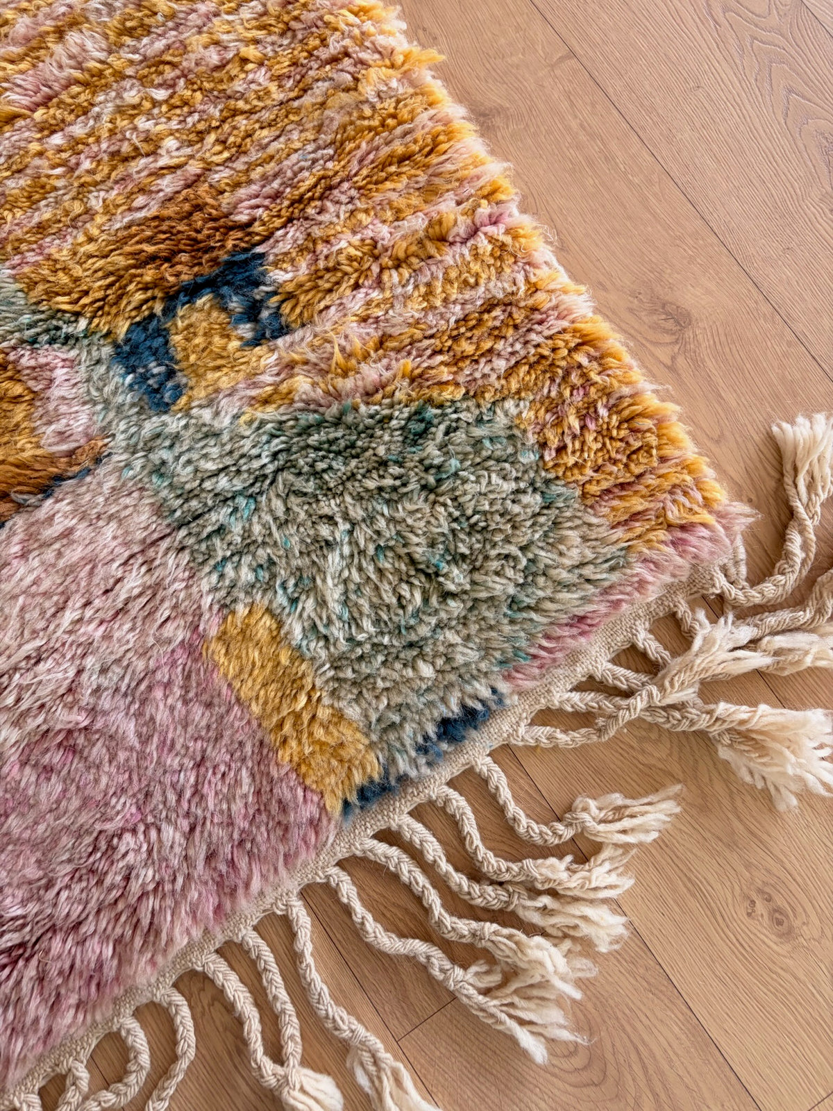 Beni Ouarain Moroccan Colorful Rug (1247) 227x157cm - Let's Play