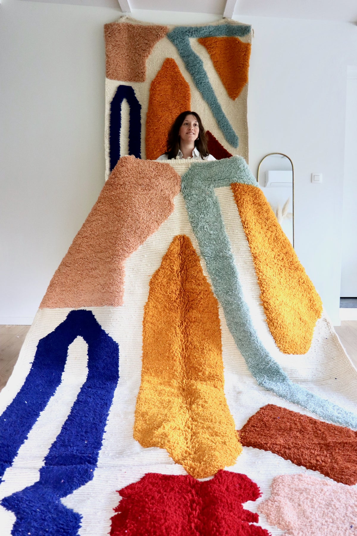 Tree of Colors Design Berber Rug (1279) 302x208cm - Logo