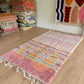 Tapis Beni Ouarain coloré (1249) 256x158cm - Pyramids at Sunrise