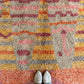 Tapis Beni Ouarain coloré (1249) 256x158cm - Pyramids at Sunrise