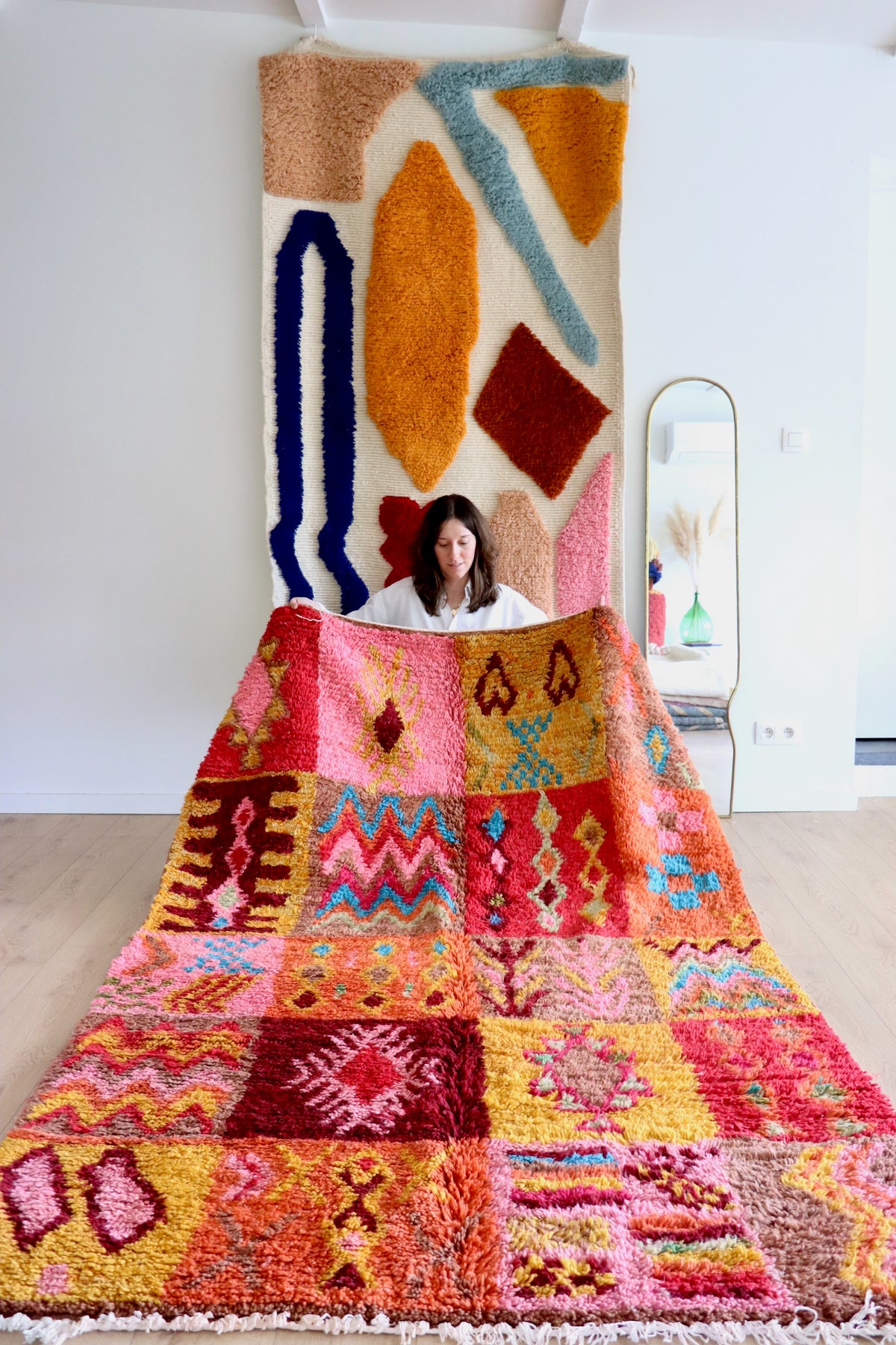 Boujaad Moroccan Colorful Rug (1268) 263x157 - Playground