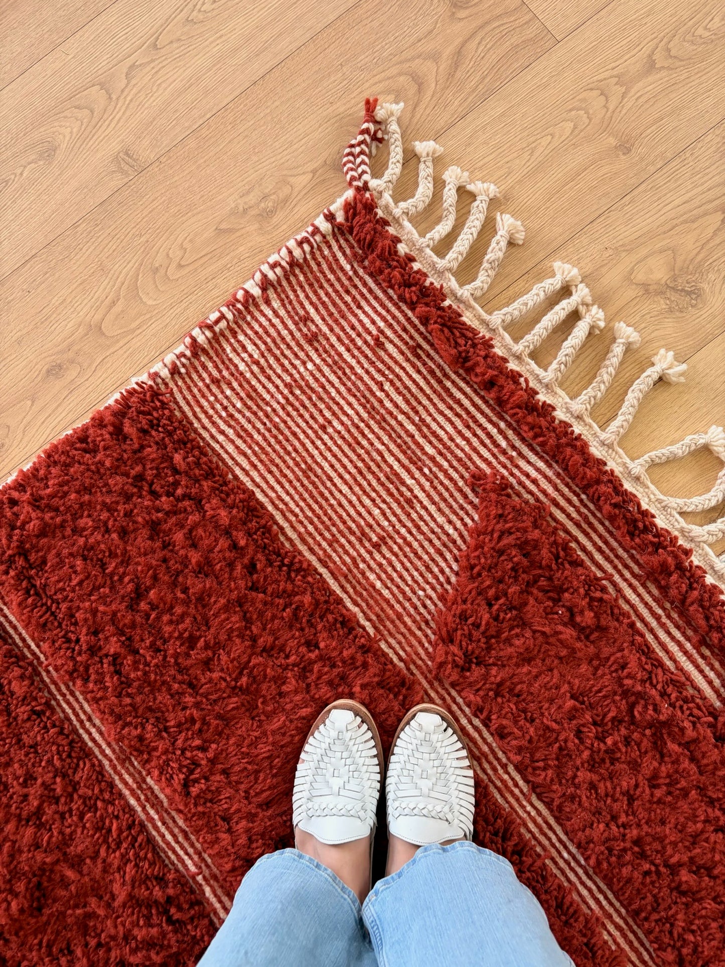 Beni Ouarain Moroccan Colorful Rug (1231) 294x205cm - Mars