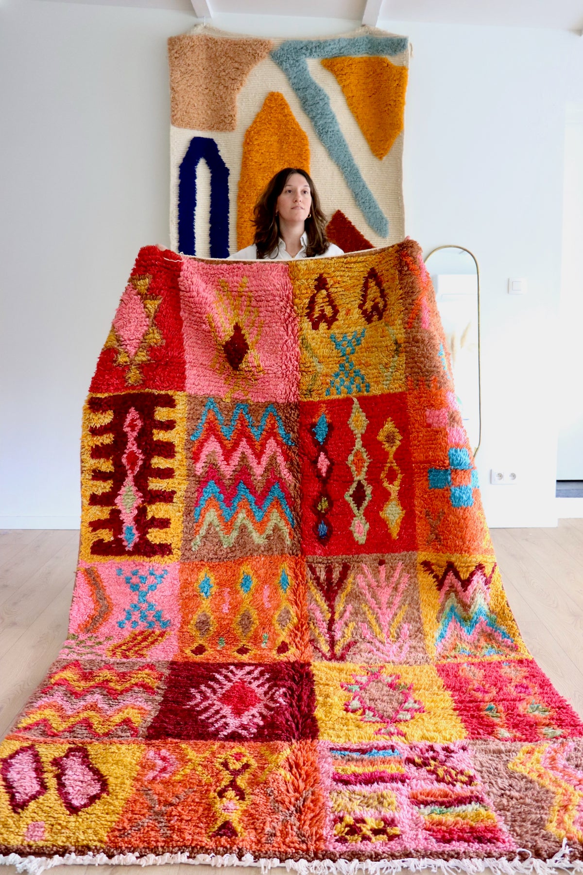 Boujaad Moroccan Colorful Rug (1268) 263x157 - Playground