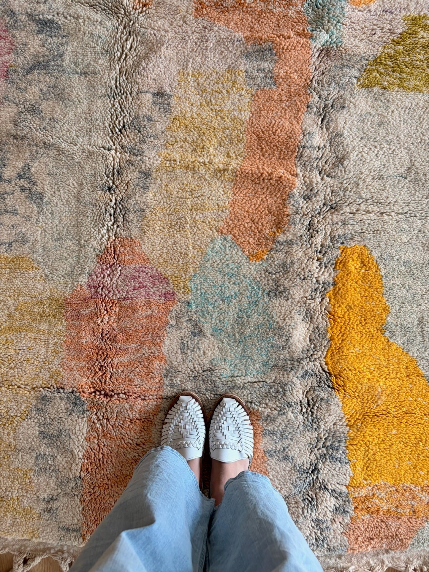 Beni Ouarain Moroccan Colorful Rug (1215) 252x150cm - Dream