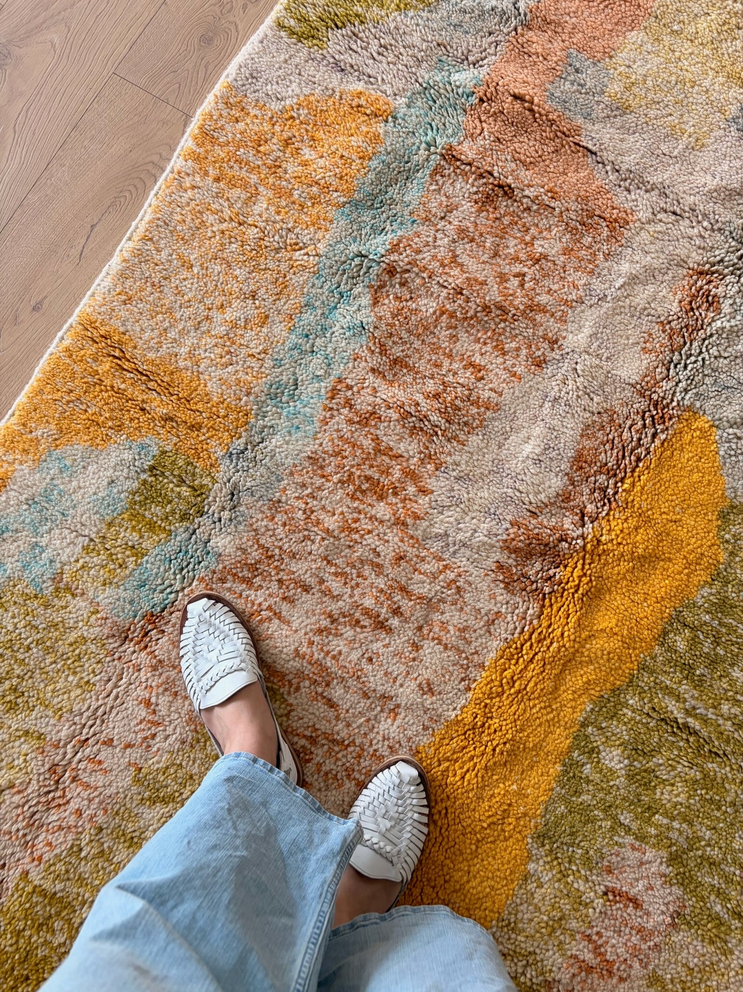 Beni Ouarain Moroccan Colorful Rug (1215) 252x150cm - Dream