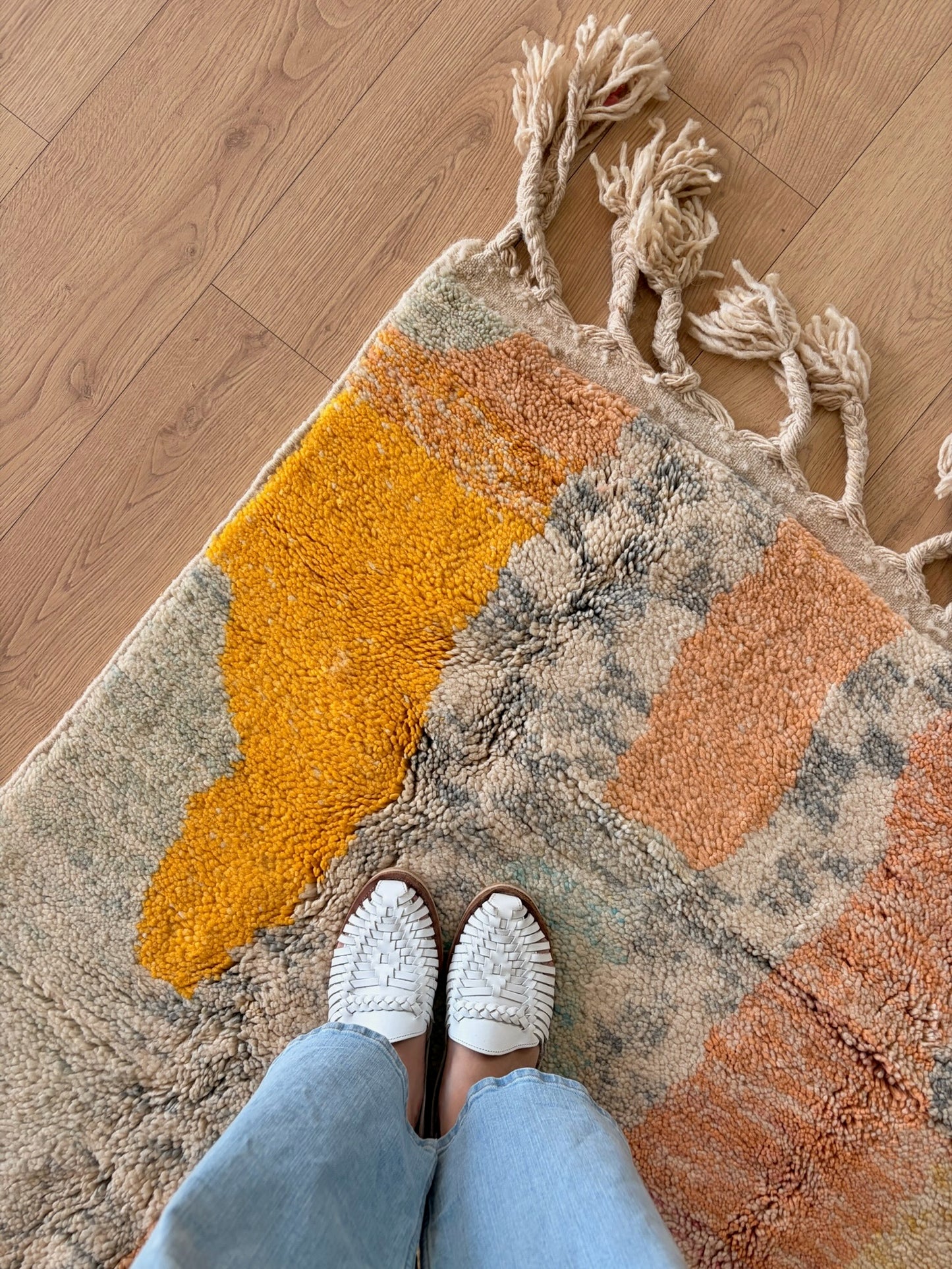Beni Ouarain Moroccan Colorful Rug (1215) 252x150cm - Dream
