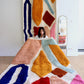 Beni Ouarain Moroccan Colorful Rug (1262) 252x158cm - Logo