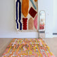 Beni Ouarain Moroccan Colorful Rug (1252) 250x153cm - Fire