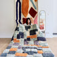 Tapis Beni Ouarain coloré (1251) 250x157cm - Rain Clouds