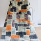 Tapis Beni Ouarain coloré (1251) 250x157cm - Rain Clouds