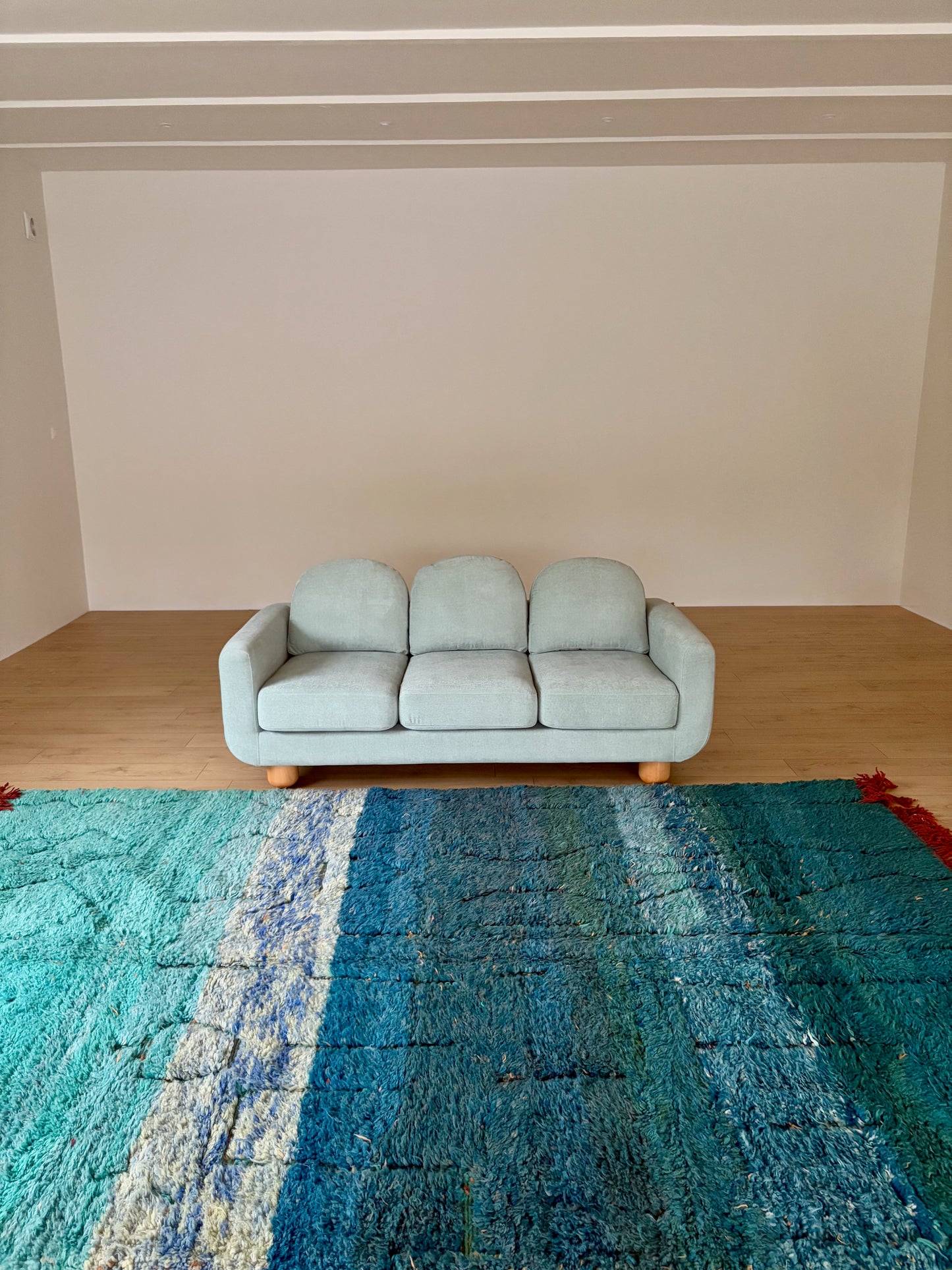 Beni Ouarain Moroccan Colorful Rug (781) 326x210cm - Ocean