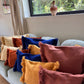 Moroccan Wool Cushions with tassels - Blue/Pink/Orange/Butter Yellow/Terracotta