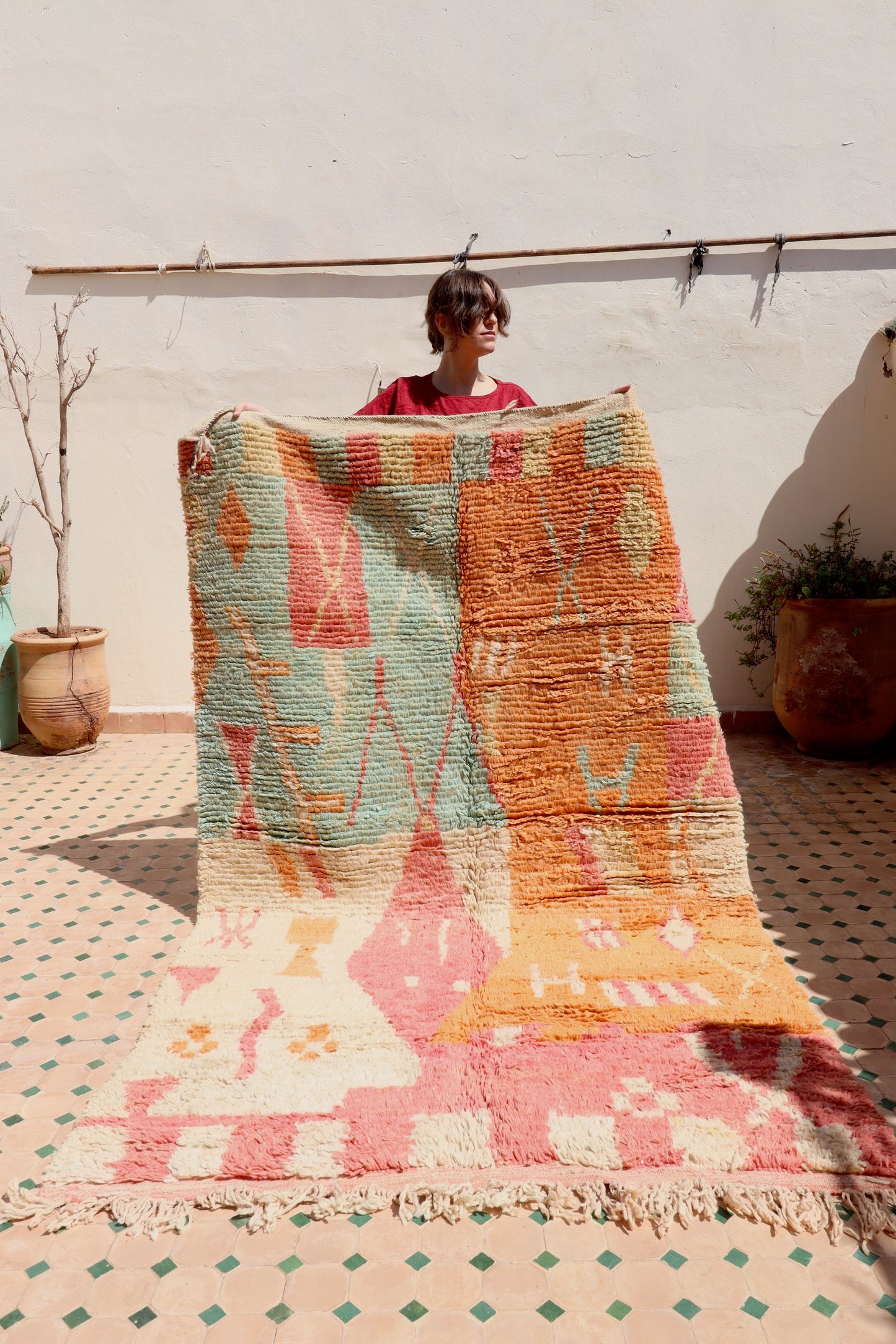 Boujaad Moroccan Colorful Rug (366) 242x150cm