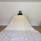 Beni Ouarain Moroccan White Rug (812) 394x290cm - Lapland