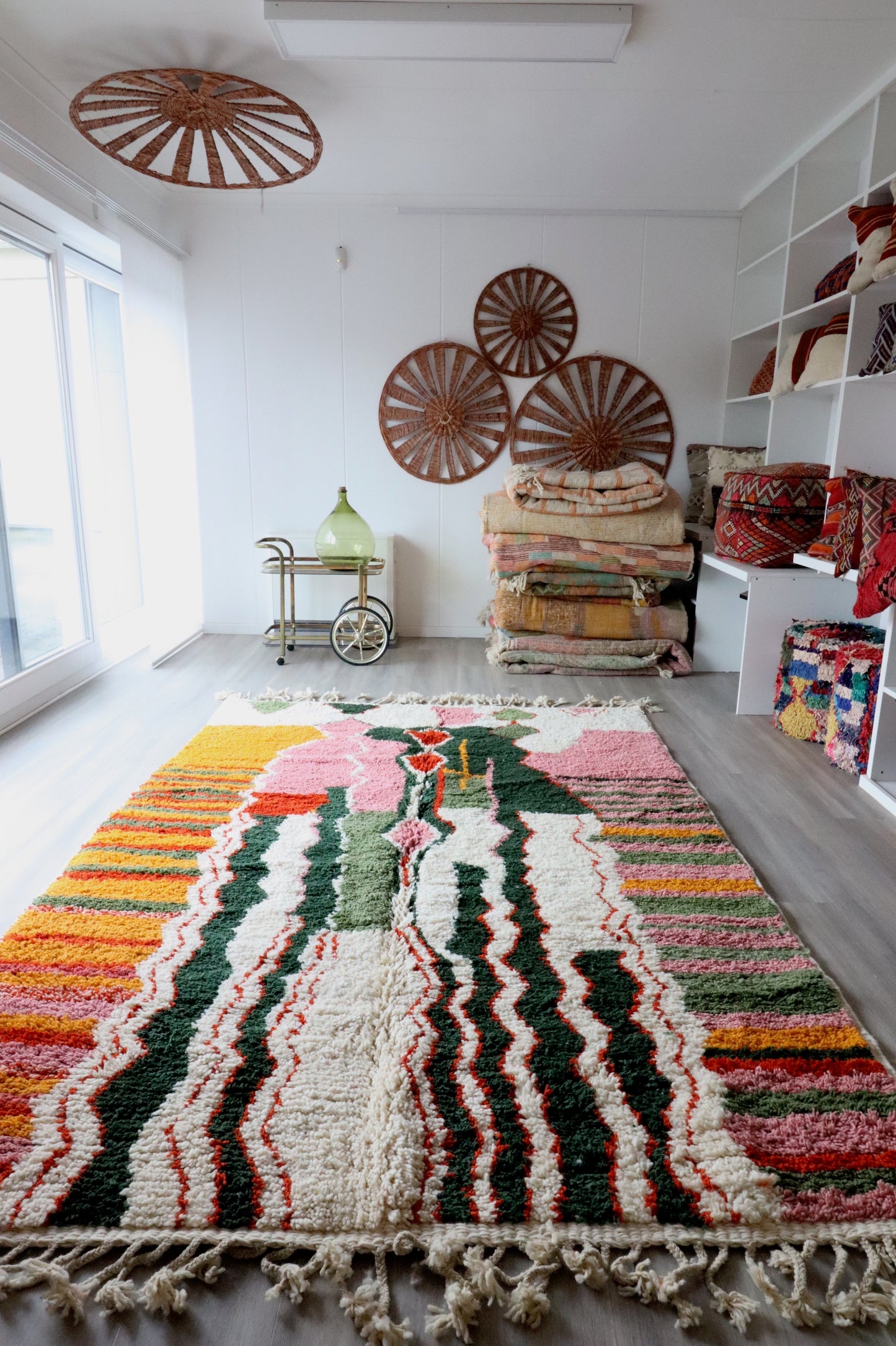 Beni Ouarain Moroccan Colorful Rug (427) 294x195cm