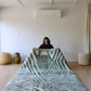 Beni Ouarain Moroccan Colorful Rug (848) 268x171cm - Bermuda