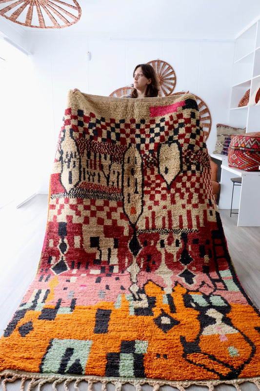 Boujaad Moroccan Colorful Rug (457) 260x160cm