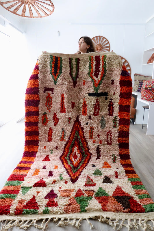 Boujaad Moroccan Colorful Rug (455) 250x148cm