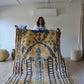 Tapis Beni Ouarain coloré (883) 257x152cm - India