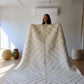 Beni Ouarain Moroccan White Rug (887) 283x192cm - Timeless