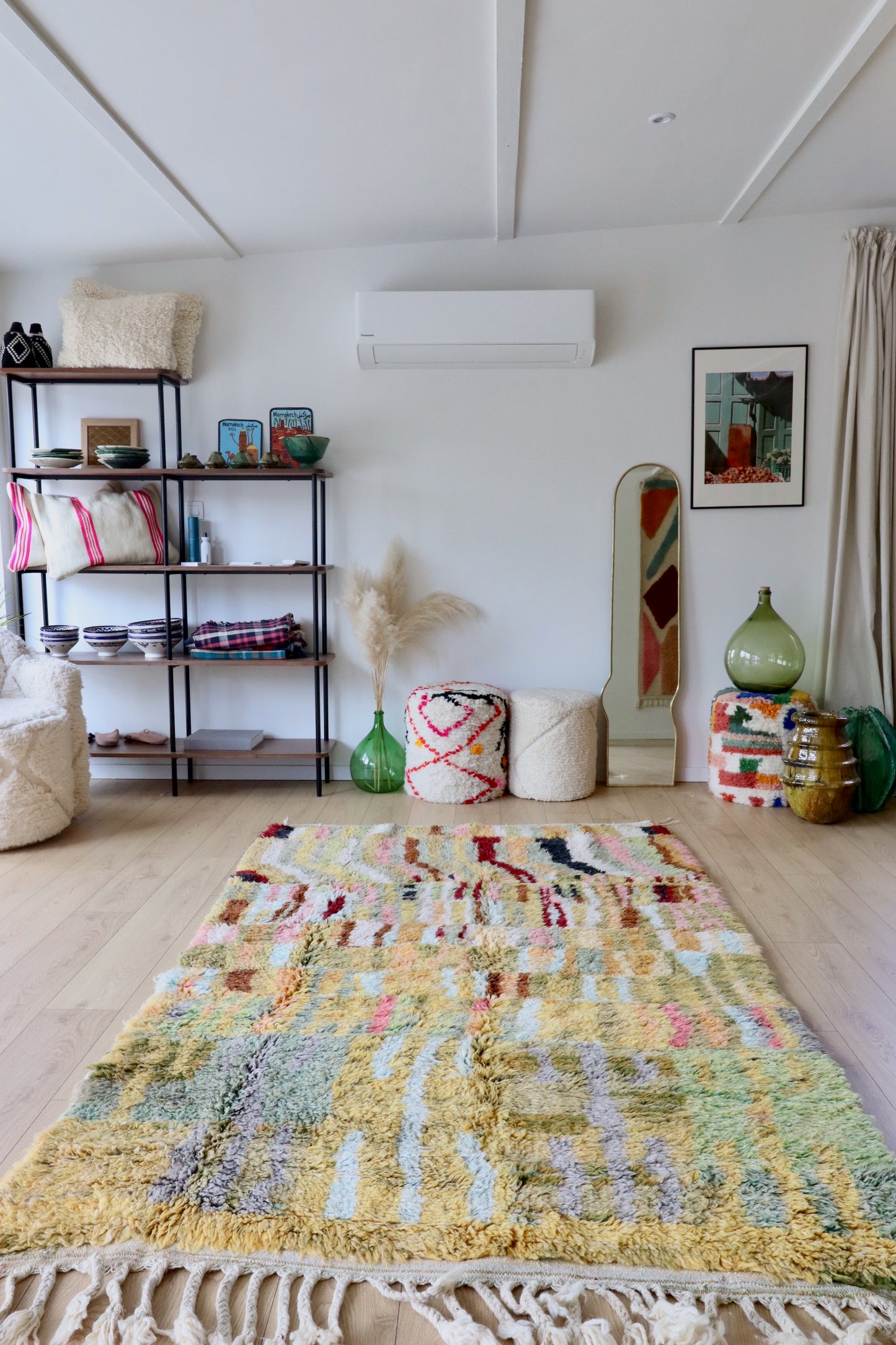 Tapis Beni Ouarain coloré (892) 254x159cm - Firenze