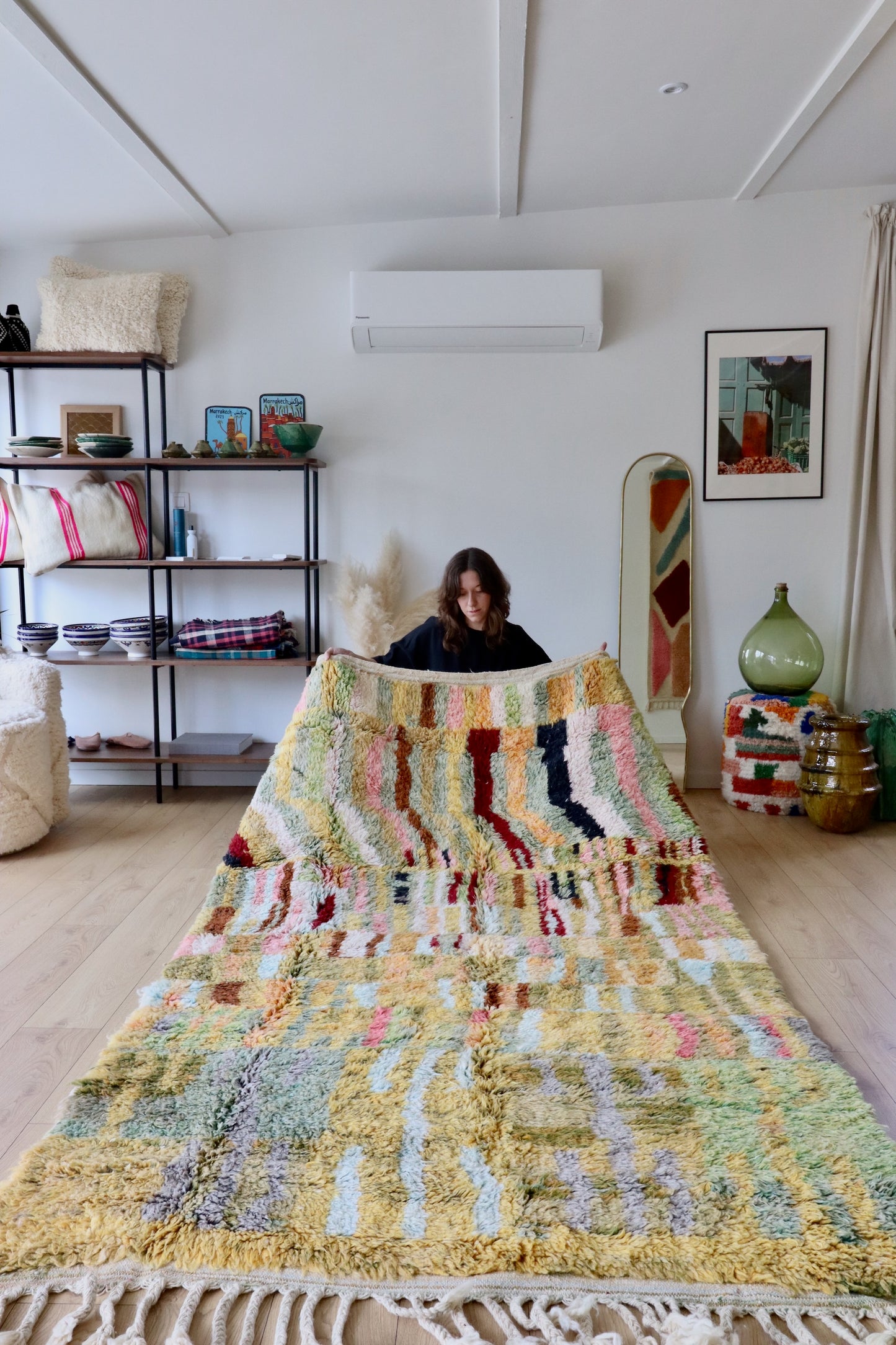 Tapis Beni Ouarain coloré (892) 254x159cm - Firenze