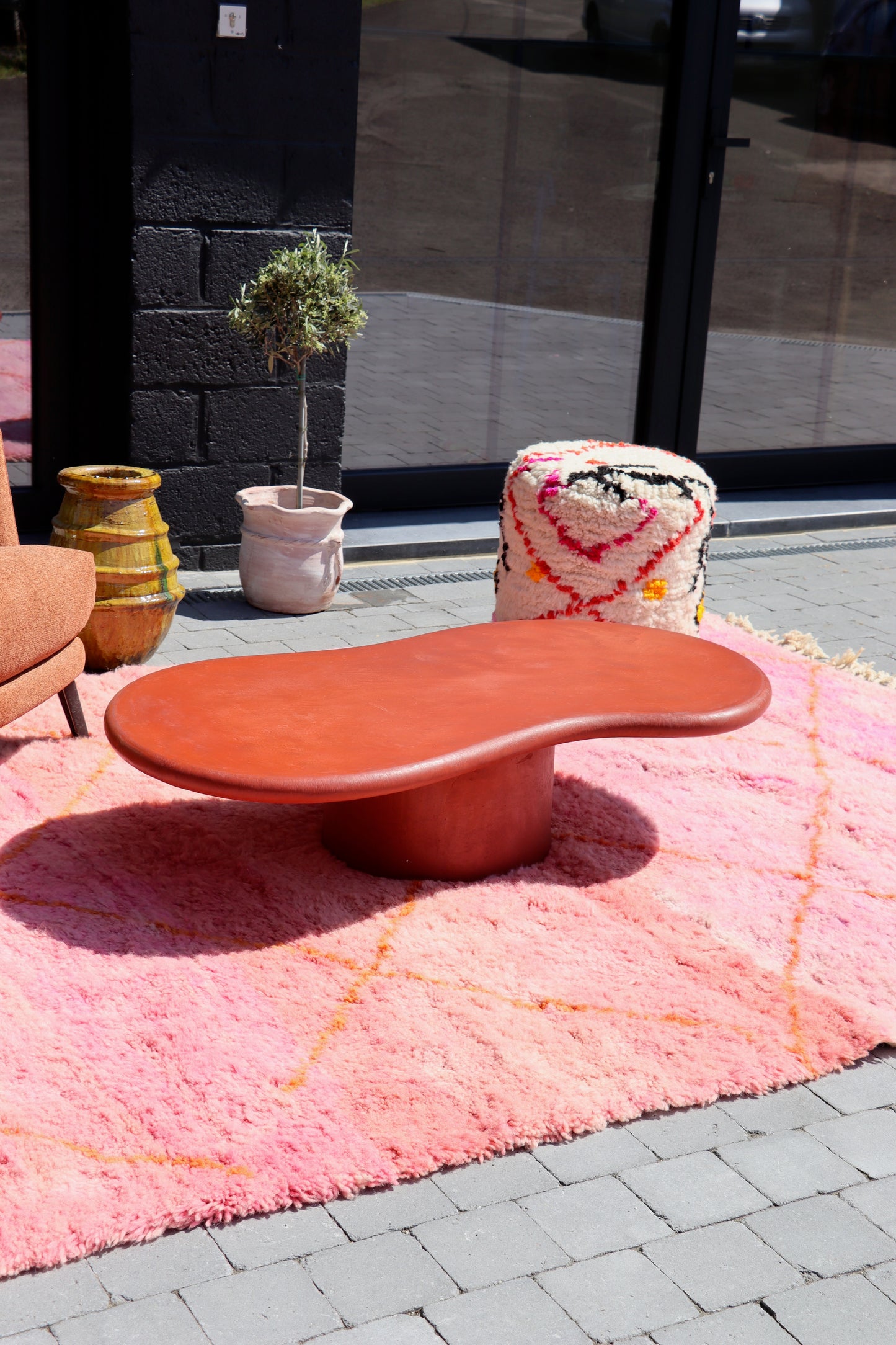 Mortex salontafel - rood