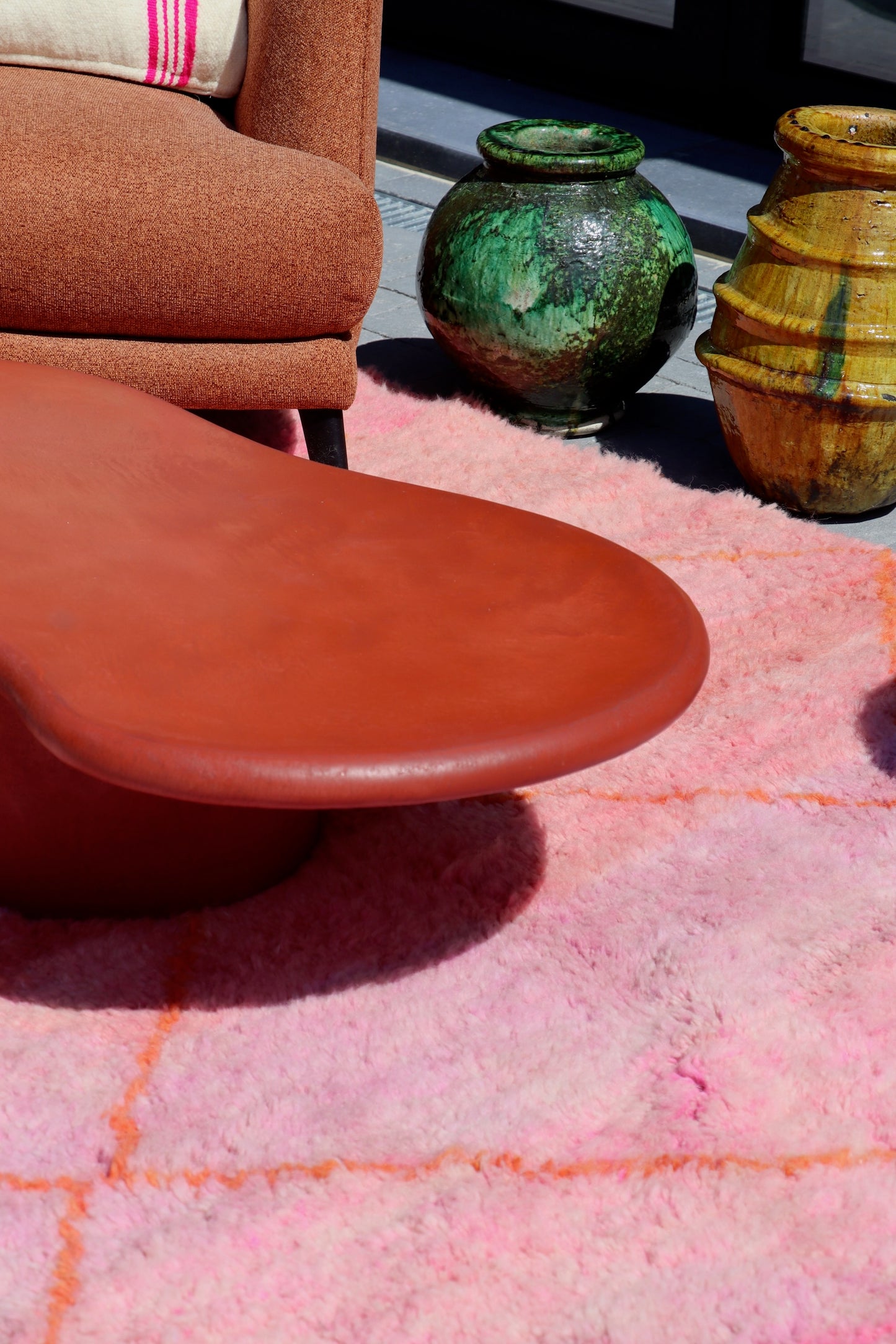 Mortex salontafel - rood
