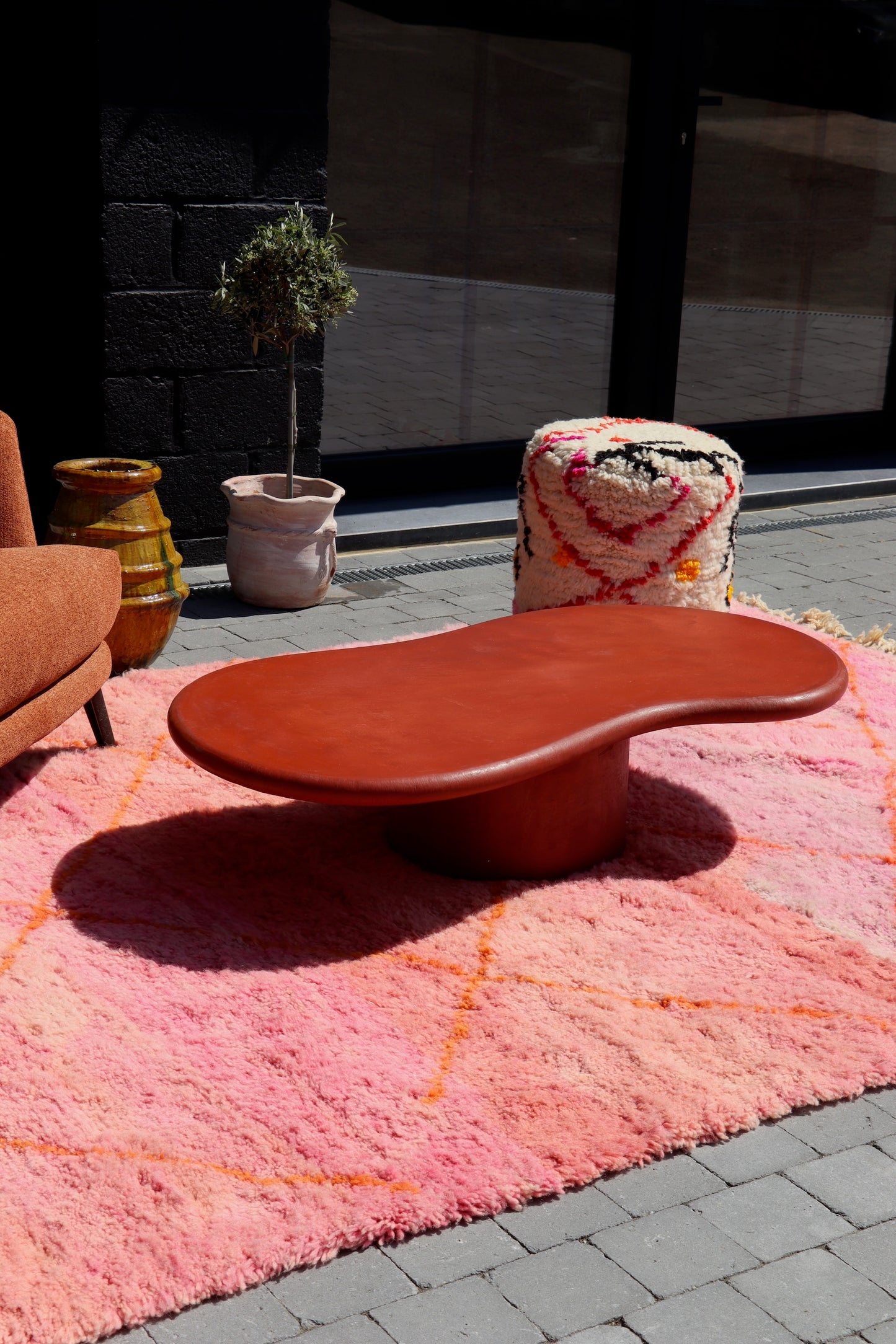 Mortex salontafel - rood